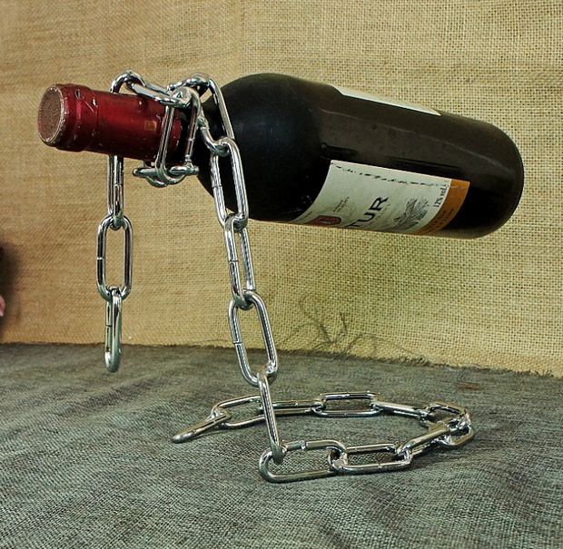 Floating Wine Bottle Holder