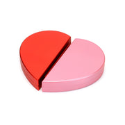 3D Love Box Heart-shaped Rose Flower Rotating Ring Box