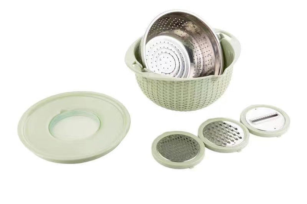 Vegetable Draining Basket - Rotating Washing Basket