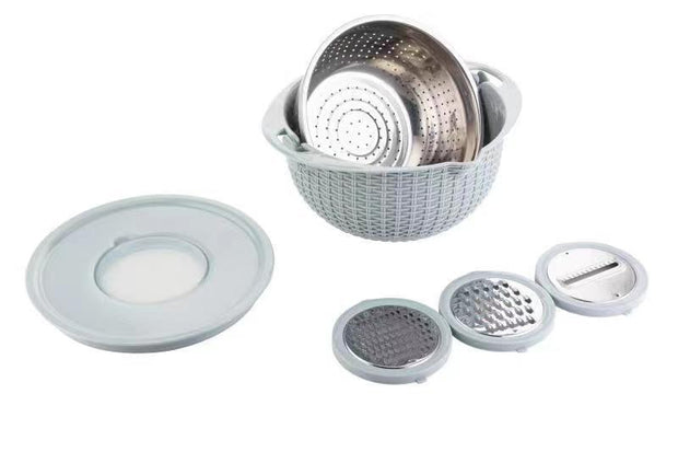 Vegetable Draining Basket - Rotating Washing Basket