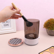 Eye Shadow Brush Cleaning Tool - Electric Makeup Brush Cleaner Machine - Gadgitech